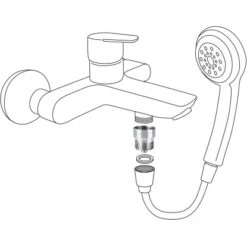 Puregreen Wassersparer Für Dusche Chrom -Küchenbedarf Discounter 994307 4257 07