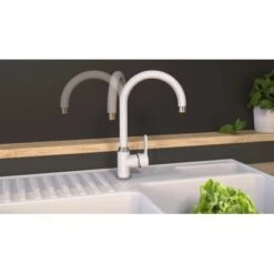 Eisl Spültischarmatur Diziani Weiß-Chrom -Küchenbedarf Discounter armaturdizianiweisschrom 7